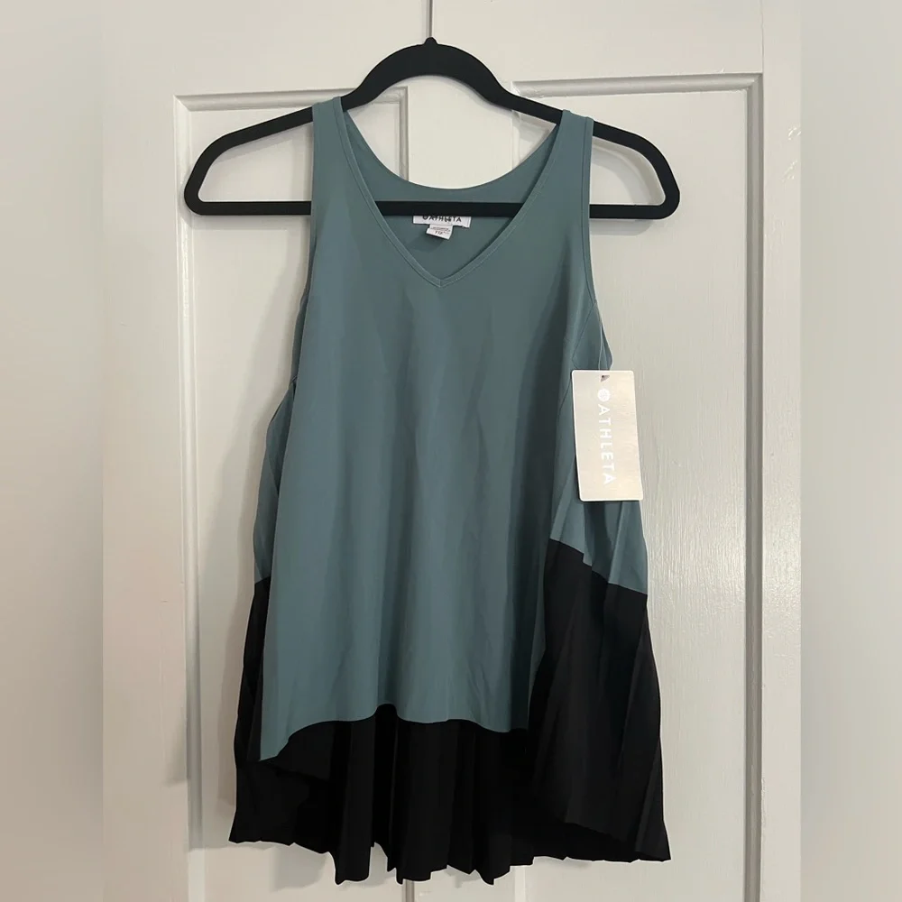 Athleta Spring Forward Pleated Tank XXS - Picture 2 of 7